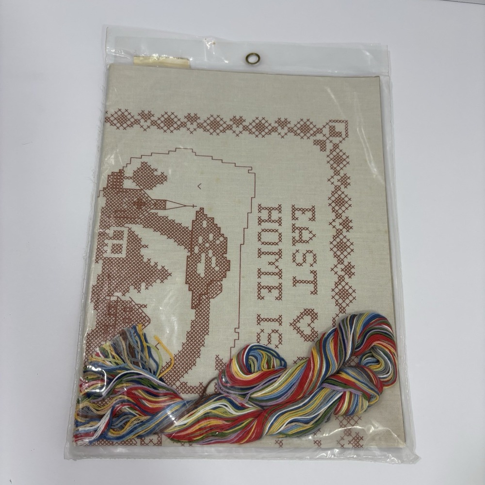 Needles 'N Hoops Cross Stitch No. 461 Home Is Best New - Picture 2 of 2